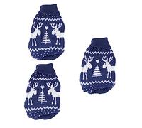 BESPORTBLE De Perros Navidad 3 Uds Abrigo para Mascota Suéter Navideño para Mascotas Ropa De para Perros Pequeños Ropa Festiva para Mascotas Ropa para Cachorros