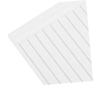 BESPORTBLE Decoración De Mini Dados De Pared Miniatura Blanca Paneles De Revestimiento para Casa De Muñecas Accesorios De Pared para Maqueta De Revestimiento