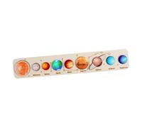 BESPORTBLE Del Planeta De Juguetes De Madera De Emparejar Planetas para Juguetes De Interactivos para Aprendizaje De Sistema Solar