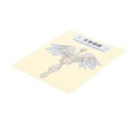 BESPORTBLE Delicate Pattern Guitar Headstock Sticker Pvc Self-adhesive Decal for Electric Acoustic Guitars Angel Wings Design