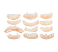 BESPORTBLE Dentaduras Postizas De Halloween 12 Colmillos para Fiestas De Disfraces y Decoración