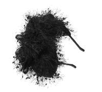 BESPORTBLE Diadema con Sombrero Pastillero Vintage Negro de Tela con Velo y Borlas para Mujer Fiesta Boda Eventos Obsequios Estilo Retro Francés