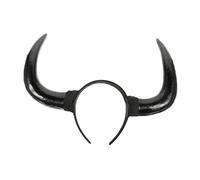 BESPORTBLE Diadema Cuernos De Vaca Para Halloween Decoración De Fiestas Accesorio Divertido De Cosplay