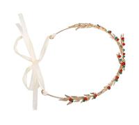 BESPORTBLE Diadema De Alce Aro De Cabeza De Cuerno De Ciervo Disfraces De Ciervos De Halloween Vestidos De Novia Cosplay Elfo Máscara De Calavera De Venado Astas De Ciervo Élfica Cobre