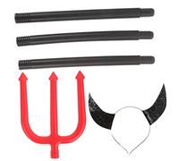 BESPORTBLE Diadema de Cuerno Demoníaco Diadema para Disfraz para Cosplay para Fiesta de Halloween Actuación de Cosplay Accesorio de Tocado de Fiesta