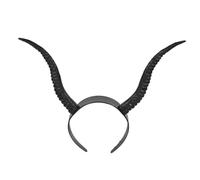 BESPORTBLE Diadema de Cuernos Pequeños para Cosplay Diadema de Cuernos de Plástico para Halloween Accesorios de Disfraz para Fiestas de Fantasmas para Mujer