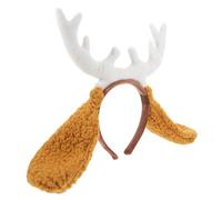 BESPORTBLE Diadema De Fiesta Accesorios Para El Cabello De Dibujos Animados Disfraz De Ciervo Para Mujer Accesorios Para El Cabello De Reno Tocados Recuerdos De Fiesta Decoración De
