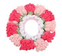 BESPORTBLE Diadema De Lirio Valles Tejida Crochet Coletero Para Cabello Grueso Accesorio Cabello Para Niñas Para Mujer Para Fiesta