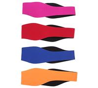 BESPORTBLE Diadema De Natación Cubierta Para Orejas Banda Ajustable y Transpirable Rosa Azul 4 Unidades