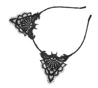 BESPORTBLE Diadema De Orejas De Gato De Encaje - Ideal Para Fiestas - Halloween Festivales y Cosplay Con Diseño Elegante y Divertido