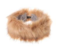 BESPORTBLE Diadema de Piel Sintética para Mujer, Diadema Calentadora de Orejas, Accesorio para Cabello Marrón, Cálida y Decorativa para Inviernos Fríos Color Aleatorio