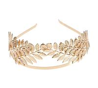 BESPORTBLE Diadema Dorada Para Boda y Eventos - Tiara Elegante De Hoja Barroca - Accesorios De Joyería Para Invitadas y Novias Ideal Para Celebraciones y Fiestas Diseño Medieval Acabado En