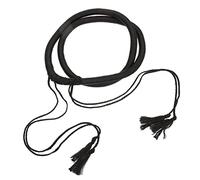 BESPORTBLE Diadema Musulmana Ajustable Pañuelo Shemagh Árabe, Banda Cabeza de Pu Negro 56 Cm, Accesorio Ligero para Hombres en Disfraces y Uso Diario