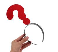 BESPORTBLE Diadema Novedosa para Fiesta 3 Piezas Diseño de Flecha Signo de Interrogación y Exclamación Accesorio Ligero y Transpirable para Disfraces Cosplay y Festivales