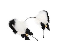 BESPORTBLE Diadema Orejas De Gato Para Fiestas Accesorios De Cosplay Diadema Orejas De Animal Tocado Para Ocasiones Especiales Cabello Campana Dorada