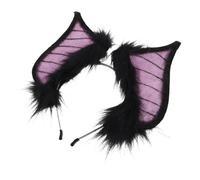 BESPORTBLE Diadema Orejas De Murciélago Para Halloween Accesorios De Disfraz Para Mujer Tocado De Animal Diabólico Para Fotos y Ocasiones Especiales