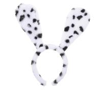 BESPORTBLE Diadema Orejas De Perro Dálmata De Felpa Realista Diadema De Animal Estampado Dálmata Para Adulto Para Cosplay y Fiestas