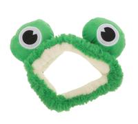 BESPORTBLE Diadema para Mujer de Rana de Peluche Suave, Diadema Divertida para Maquillaje y Spa, Talla Única, Banda Pelo de Tela, Accesorio para Lavado Facial y Disfraz