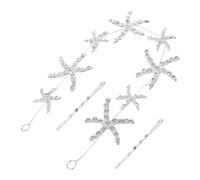 BESPORTBLE Diademas De Estrellas De Mar Para Niñas y Mujeres - Accesorios De Pelo Elegantes y Coloridos - Perfectas Para Fiestas y Eventos Material De Set De 2 Unidades