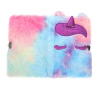BESPORTBLE Diario de Unicornio con Cerradura para Niñas Cuaderno de Peluche Suave y Fuzzy para Escritura Secreta para Escuela y
