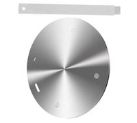 BESPORTBLE Difusor de Calor para Placa de Inducción de Gas y Cocina Eléctrica Adaptador de Acero Inoxidable de 160Mm X 34Mm Protector para Estufa Accesorio Esencial para Cocinar