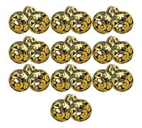 BESPORTBLE Dijes de Bolas Huecas Doradas para Hacer Collares y Pulseras 20 Piezas de Aleación Accesorios Únicos y Resistentes Ideales para Bodas y Decoración del Hogar