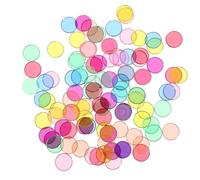 Besportble Discos Redondos De PláStico Para Aprendizaje MatemáTico Juguete Educativo Multicolor 100 Piezas Ayuda Para CáLculo Y EducacióN Temprana Para NiñOs En Actividades De Clase