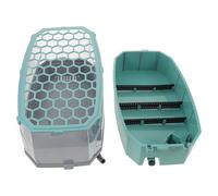 BESPORTBLE Ecological Turtle Tank with Lid and Basking Platform Small Plastic Reptile Enclosure For Turtles Compact Terrarium For Home Breeding and Healthy Habitat