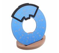 BESPORTBLE Entrenador de Tocar Guitarra Rueda Circular Azul, Herramienta Portátil de Teoría Musical para Clases y Talleres, Práctica Creativa para Principiantes y Avanzados