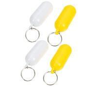 BESPORTBLE Envase 4 Unids Llaves de Flotando Llaveros Deportes Acuáticos Flotante Llavero Bolsa Surfing Pesca Navegando Flotadores Colgando Ornamento Mini Contenedores