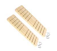 BESPORTBLE Escalera de Madera para Hámster Juguete Resistente a Mordeduras 2piezas Accesorios para Jaula de Pequeñas Mascotas Escalera Decorativa y Deportiva