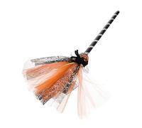 BESPORTBLE Escoba de Bruja Decorativa para Halloween y Resistente Accesorio de Fiesta Cosplay para Adultos de Escoba Mágica para Carnaval