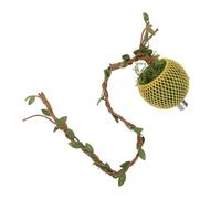 BESPORTBLE Escondite para Reptiles y Pequeños Anfibios Diseño de Vid Arbórea y Cueva de Metal, Fácil Mantenimiento y Comodidad para Terrarios Bioactivos y Vivarios
