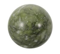 BESPORTBLE Esfera de Jade Verde Natural Pulida de 5 Cm para Feng Shui, Bola de Cristal Decorativa para Escritorio y Sala, Atrae Riqueza y CREA Ambiente Armonioso