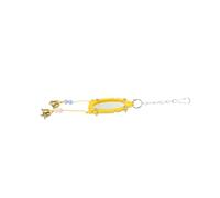 BESPORTBLE Espejo para Jaula De Pájaros con Campana Juguete Decorativo para Aves Espejo De Autoconfianza para Periquitos y Loros Accesorio para Jaula De Mascotas