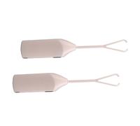 BESPORTBLE Espumador de Leche Eléctrico de Mano Doble, Batidor de Café y Huevo Portátil, Mezcla Rápida Cuerpo Abs y Acero Inoxidable, Color Claro, Funciona 2 Pilas Aa, Adecuado para Cocina