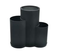 BESPORTBLE Estante para Cortadores Domésticos de Plástico Resistente, Organizador Multifunción para Cocina, Escurridor Compacto para Cuchillos y Portacuchillas, Almacenamiento Seguro