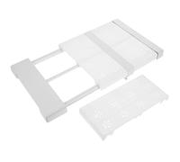 BESPORTBLE Estante Telescópico Ajustable para Armario 31-42 CM de Longitud X 24 CM de Ancho Organizador Extensible de Tensión para Armarios y Gabinetes Separador de Estantes de