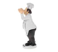 BESPORTBLE Estatuilla De Chef De Cocina En Resina - Figura Decorativa Retro De Cocinero con Cuchara - Adorno Coleccionable para Decoración De Mesas Tiendas De Pastelería y Restaurantes Estilo