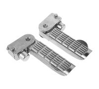 BESPORTBLE Estriberas de Aleación de Aluminio Juego de 1 Par para Mayor Comodidad y Resistencia en Conducción Diseño Plegable para Motocicleta y Bicicleta Eléctrica