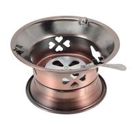 BESPORTBLE Estufa de Alcohol Portátil de Acero Inoxidable Diseño Vintage Hornillo Compacto para Camping y Senderismo Calentador de Alcohol Resistente y Ligero para Uso al Aire Libre