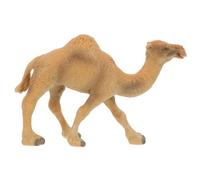 BESPORTBLE Figura de Camello Artificial Realista para Decoración de Escritorio Modelo de Dromedario Pequeño de Plástico Resistente Juguete Educativo para Adorno Decorativo para Hogar y