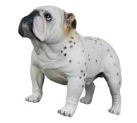 BESPORTBLE Figura de Perro Bulldog de Plástico Sólido Modelo Educativo para Decoración Realista y Juguete Didáctico Seguro para Aprender y Jugar Casa