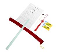 BESPORTBLE Flauta Tradicional China Dizi en Clave G, Material Plástico Grado Alimenticio Imitación Jade, Instrumento Musical para Principiantes con Accesorios Completos, Adecuado