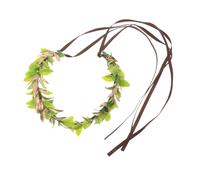 BESPORTBLE Floral con Verdes Forma de Diadema Ligera para Duendes y Hadas del Bosque Romana de para Bodas Sesiones de Fotos y Cosplay