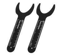 BESPORTBLE Fondo de Fotografía Intraoral Dental Negro 2 Piezas, Tablero Metálico Contraste para Retracción de Mejillas, Herramienta Portátil para Fotos Ortodóncicas en Clínica