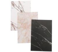 BESPORTBLE Fondos de Fotografía de Mármol Reutilizables 3 Piezas Tableros para Fotos de Alimentos Joyería y Cosméticos Tamaño Adecuado Patrón Delicado Ligero y Resistente para Estudio