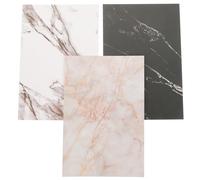 BESPORTBLE Fondos Fotográficos Reutilizables de Mármol para Fotografía de Alimentos y Productos Pequeños Paneles de 3 Piezas Textura Resistente y Patrón Nítido Ligero y Fácil de