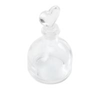 BESPORTBLE Frascos de Perfume de Vidrio Rellenable de 150 Ml 2 Unidades Tapa Forma de Corazón Envases para Esencias y Aceites Esenciales Botellas Vacías para Guardar Perfumes Ideales