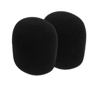 BESPORTBLE Funda de Esponja para Micrófono Grande Accesorio para Micrófono de Mano 2 Piezas Protección contra Viento y Saliva Lavable Cubierta Blanda Aislamiento Acústico